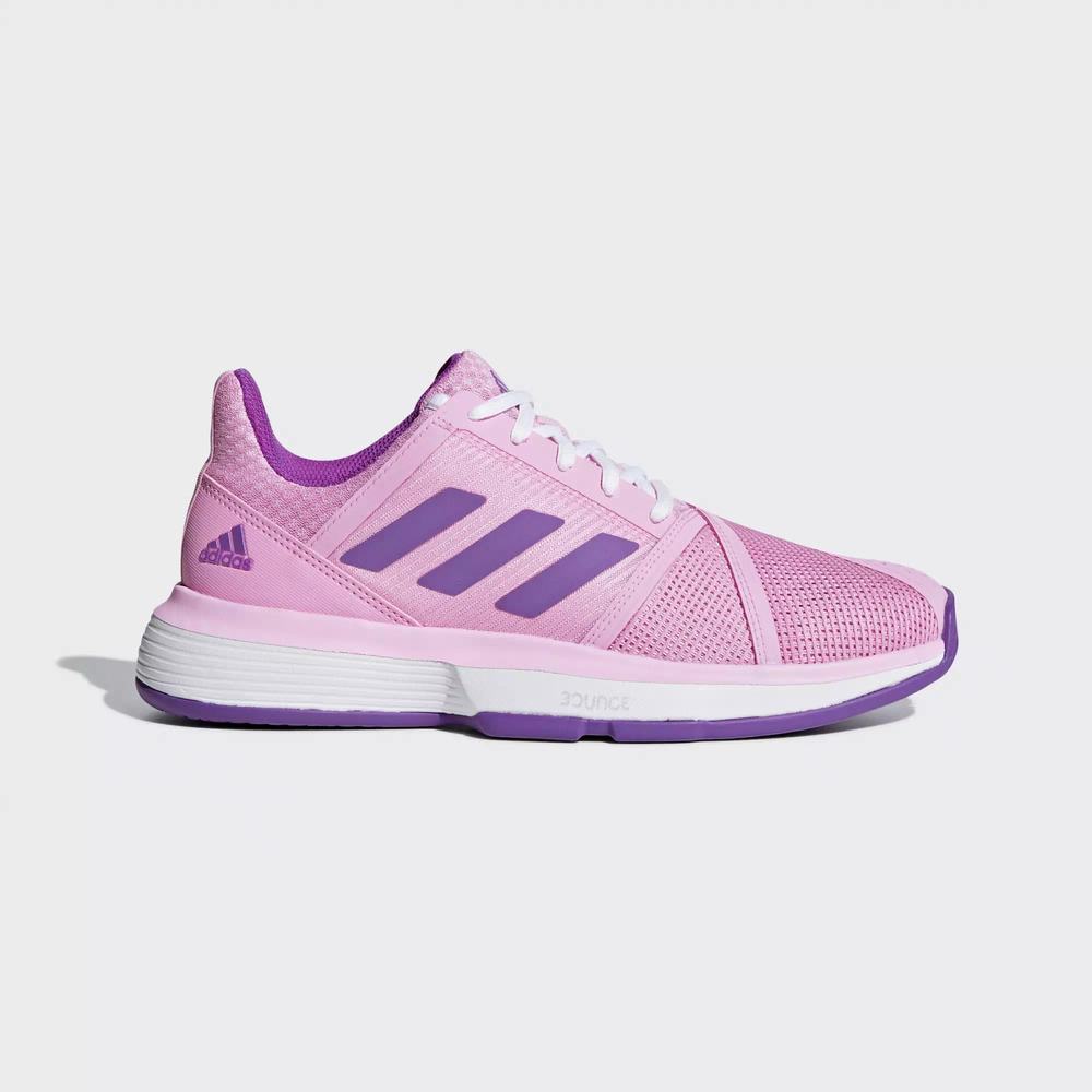 Adidas CourtJam Bounce Multicourt Zapatillas De Tenis Rosas Para Mujer (MX-29368)